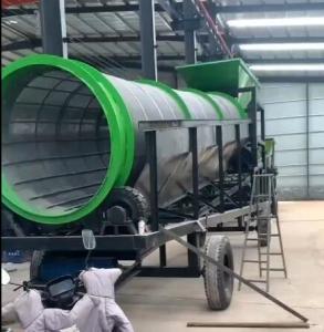 China Hengyang Rotary Trommels Mobile Crushing Station AC Motor wholesale