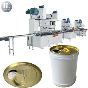 Drum Bucket Making Machine 30cpm Cover Sealed Round Chemical Tin Making Machine