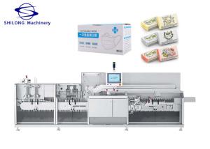 China PLC Carton Box Beverage Cartoning Packaging Machine 380V 50HZ High Speed wholesale