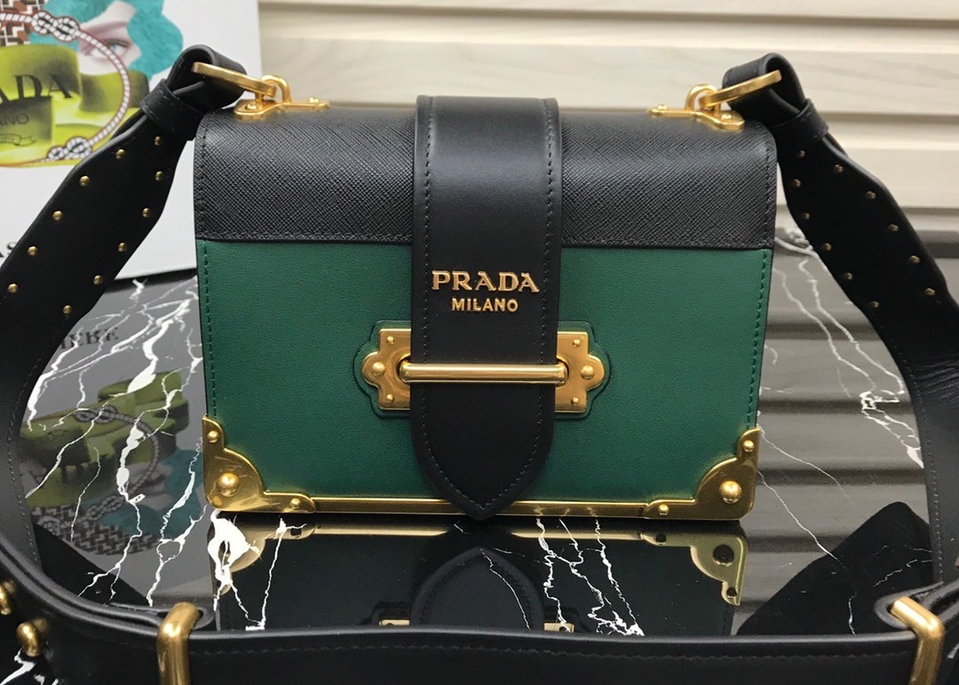 Saffiano Sheepskin Crossbody Bag