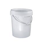 Dia 26.7cm Round Plastic 20 Litre Paint Bucket With Lid 1000g