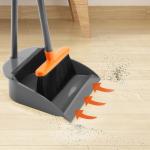 Household Metal Long Handled Dustpan And Brush Aluminum Broom