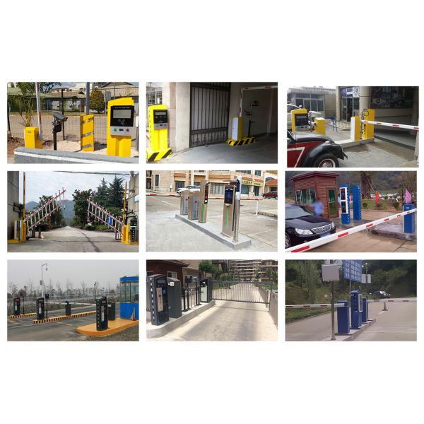 Electric Boom Barrier With Access Control Car Parking Lot Barrier Gate