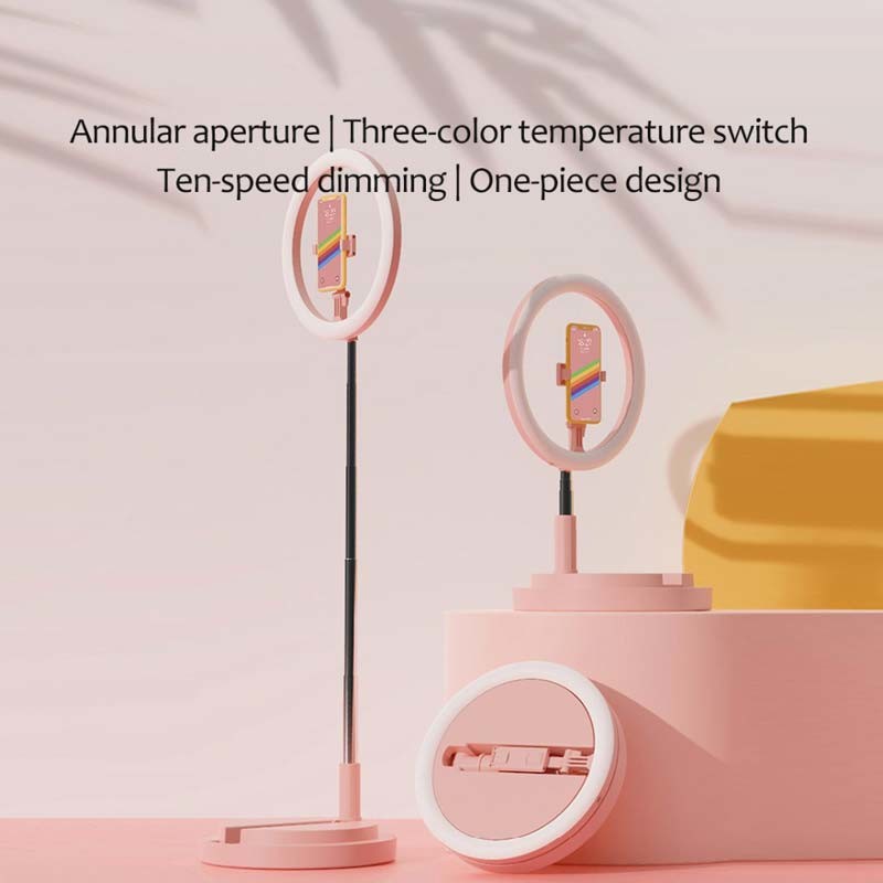No Shadow 58cm 10.24 Inch Makeup Light With Phone Holder