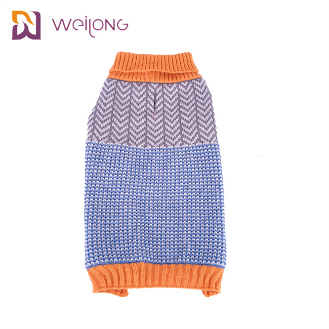 Classic Cable Knit Pet Sweater Jumper Coat Warm Pet Winter Clothes Outfits For Dogs Cats