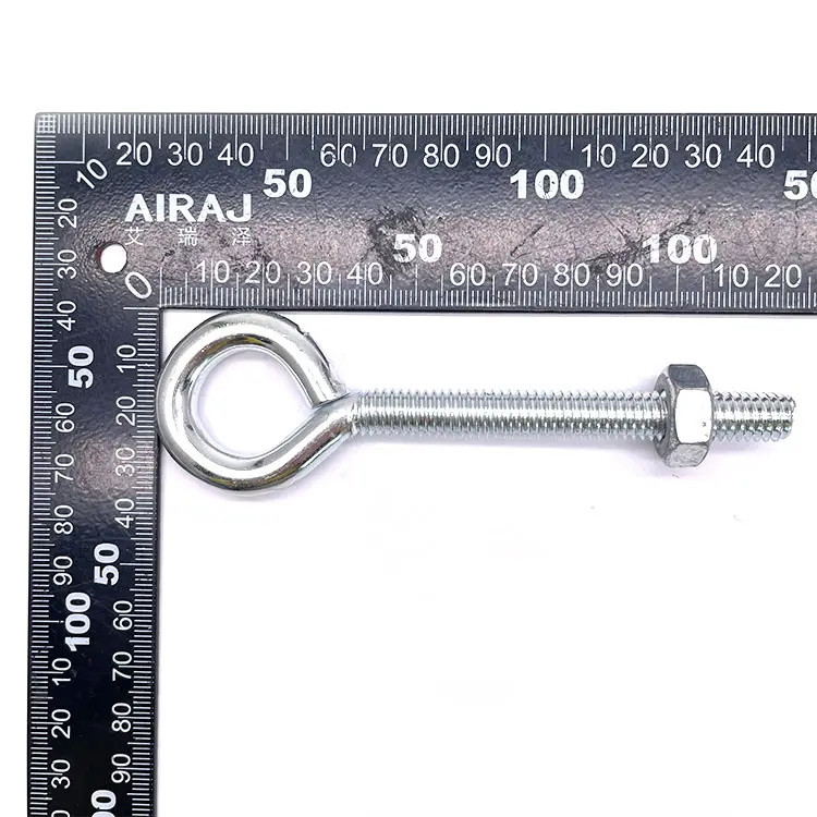 Fastening Eye Bolts Screws With Round Head Design - Various S And Improved Fastening
