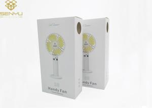 China Small Electrical Fan Customized Carton Package Box / Handy Fan Package Box wholesale