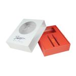 Rigid Cardboard Cosmetic Packaging Box Makeup Set Cosmetic Gift Box With Clear
