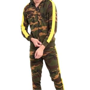 China Camouflage Style Mens Hoodie Tracksuit Set Sweatsuit With Private Label wholesale
