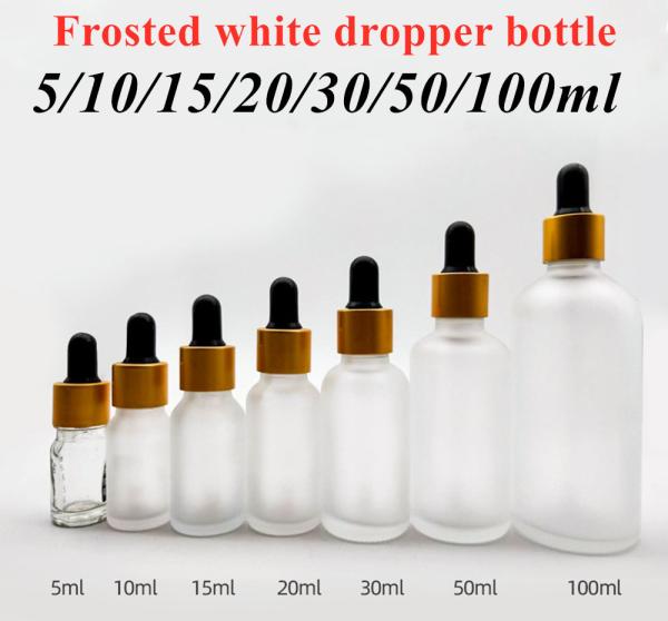 Luxury 1oz 2oz 10ml 15ml 20ml 30ml 50ml Empty round skincare serum Essential Oil