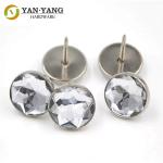 Crystal Round Rhinestone Diamond Acrylic Upholstery Buttons For Sofa