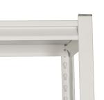 Light Duty Supermarket 4 Tiers Metal Storage Rack