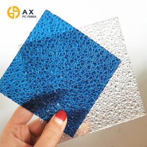 China Soundproof Flexible 2mm Embossed Polycarbonate Sheet wholesale