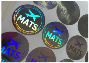China 3D Round Hologram Stickers / Anti Counterfeit Sticker With Running Numbers wholesale