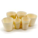 4.5mm Wooden Eco Friendly Disposable Coffee Cups Biodegradable Takeaway Coffee