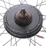 48V 26 Inch Rear Wheel Electric Bicycle Motor Kit , Electric Motor Kits For