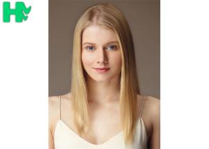 China Blonde Color Hair Beautiful Girl Wear Synthetic Clip In Hair Extension Popular wholesale