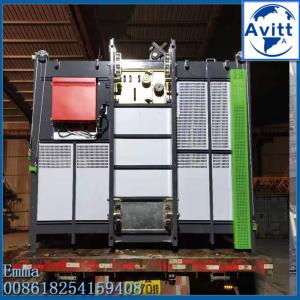 China 2000kg Building Construction Hoist Single Elevator Cage Without Cab wholesale