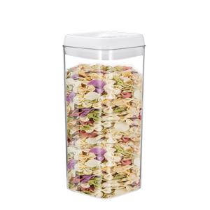 China Customized 3.1L Square Kitchen Use Big Transparent Plastic Airtight Food Storage Container wholesale