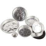 Round Aluminium Foil Food Containers , Disposable Aluminium Foil Trays For Dish