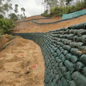 China PP Nonwoven Geo Textile Geo Bags Dewatering Green Black wholesale