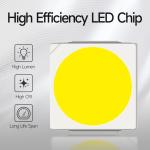 High Efficiency 5054 SMD LED Chip 26V 25mA 258lm/W LED Chip
