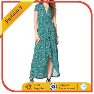 China Printed High-Low Maxi Dress wholesale