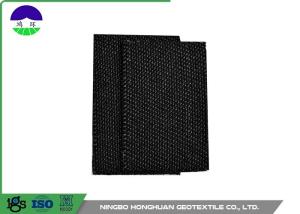 China Polypropylene Monofilament Woven Geotextile Fabric Black Color 100kn / 100kn wholesale