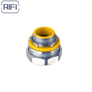China Zinc Liquid Tight Flexible Conduit Straight Connector Bond To Boxes And Enclosures wholesale
