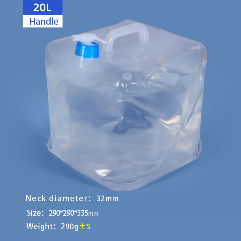 Hand Length Handle 5L 10L 15L 20L LDPE Foldable Collapsible Jerry Can for Water Storage Container