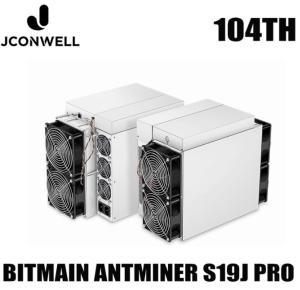 China Bitmain Antminer S19J PRO 104TH 3068W 12V Asic Miner For Sale wholesale