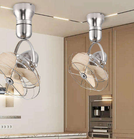 16-Inch High-Speed Wall-Mounted Ceiling Fan With Remote Control Plywood 3 Blades For Entrance Halls Living Rooms Hotels