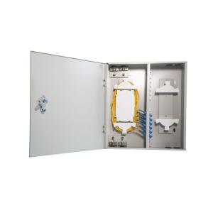 China 12 Cores Fiber Optic FTTH Termination Box Single / Double Door Customized Size wholesale