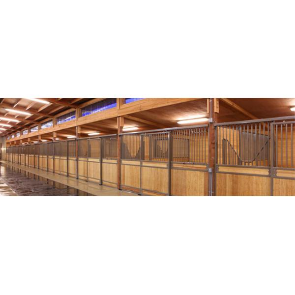 Metal Wire Mesh Horse Stall Panels Hot Dip Galvanized Steel Frame