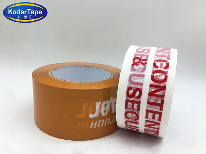 Custom Logo Printed High Tensile Strength BOPP Adhesive Tape For Packaging And Strapping