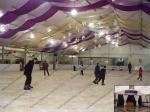 100% Available Interior Space Outdoor Event Tent With Decoration For Skating
