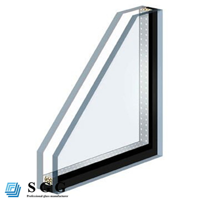 triple insulating glass silver coated