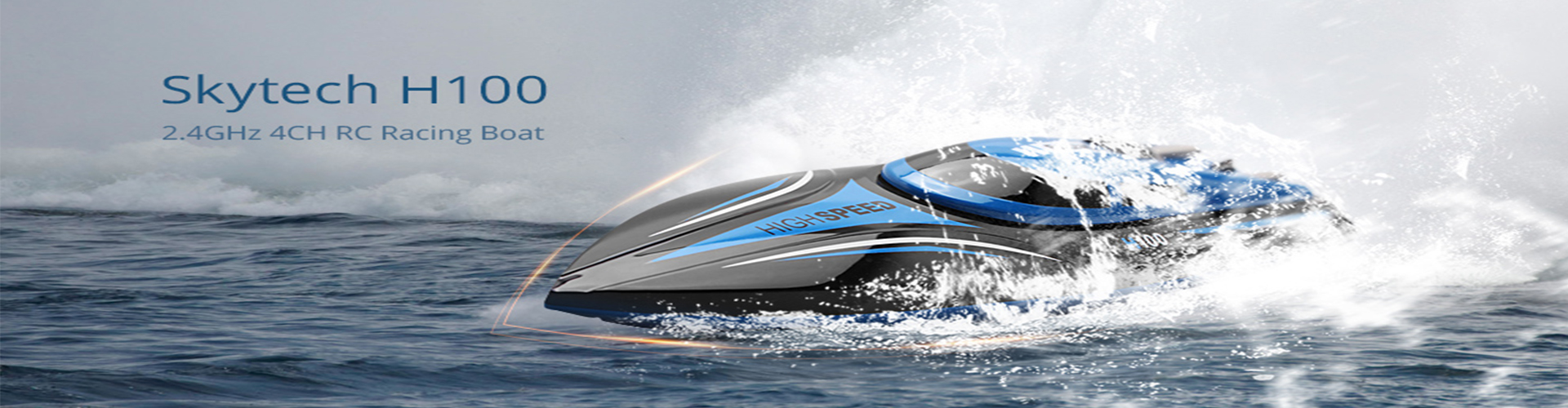 2.4GHz 4 Channel High Speed Remote Control RC Boat With LCD Screen
