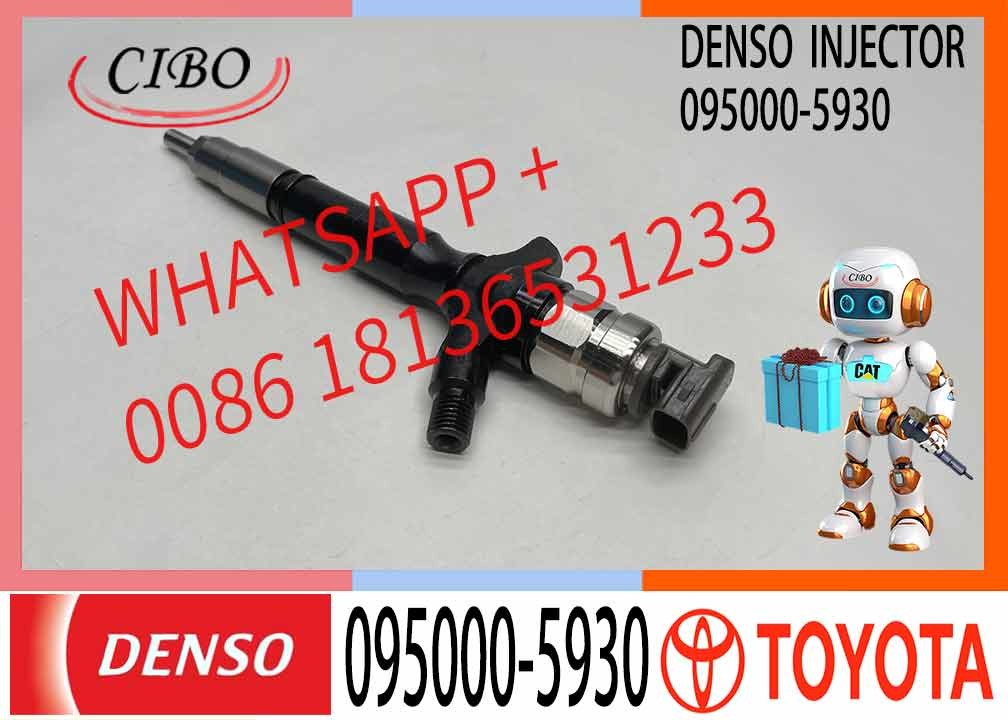 095000-5930 23670-09060 for Toyota 2KD-FTV Engine Diesel Fuel Common Rail Injector