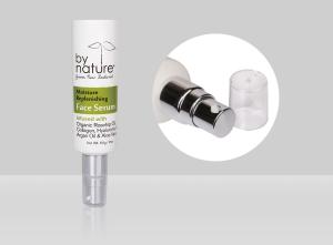 China Airless Pump Plastic Cosmetic Tube D35mm 35-110ml Custom Lotion Sun Screen Foundation wholesale