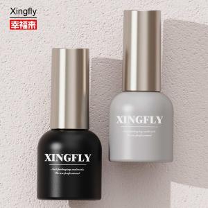 China 14ml Nail Polish Bottle Empty Glass Nail Polish Uv Gel Cosmetic Packaging Bottles wholesale