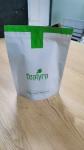 Biodegradable Matte White Stand Up Pouch Compostable Square Bottom Bag