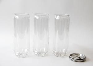China Customized Air - proof transparent soft drink Beverage Cans , PET bottle 206 # wholesale
