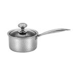Kitchen 18 / 10 Stainless Steel Milk Pot For Cooking With Pot Cover