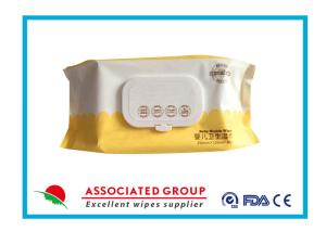 China Alcohol Free Honeysuckle Extract Antibacterial Wet Wipes wholesale