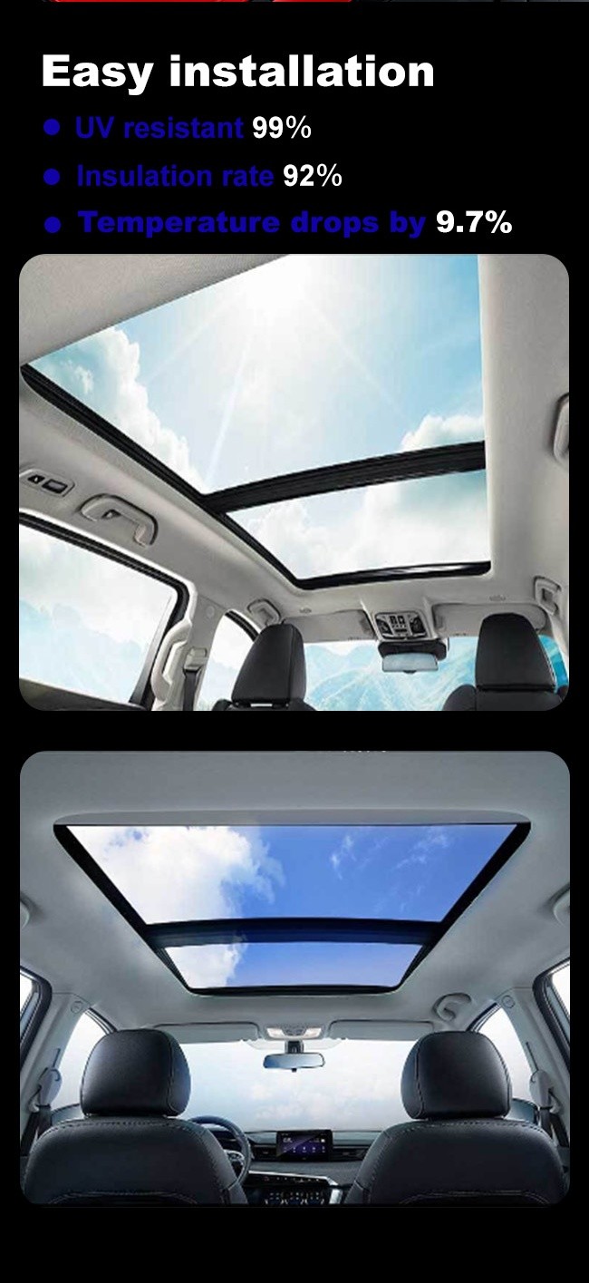 7.5 Mil Waterproof TPU Window Tint Film Clear Anti Fog Scratch Resistant