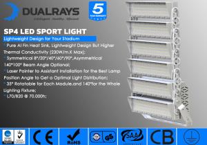 China LED Tennis Court Lights LED Sports Field Lighting 600W with Professioanl Sport Lighting Optics wholesale