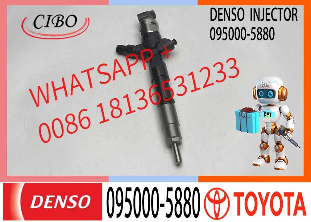 Factory Direct 095000-5880 Deal New Diesel Injector 095000-5880 23670-30050 Injector for Toyota Hiace Hilux 1KD-FTV 2KD-FTV