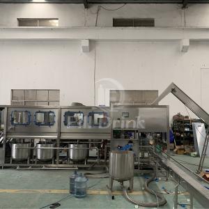 China Stainless Steel 304 5 Gallon Water Filling Machine 4 Line Water Gallon Filler wholesale