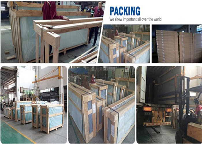 Acid Etched Frosted Glass Sheets 3mm - 22mm Thickness For Furniture / Balcony